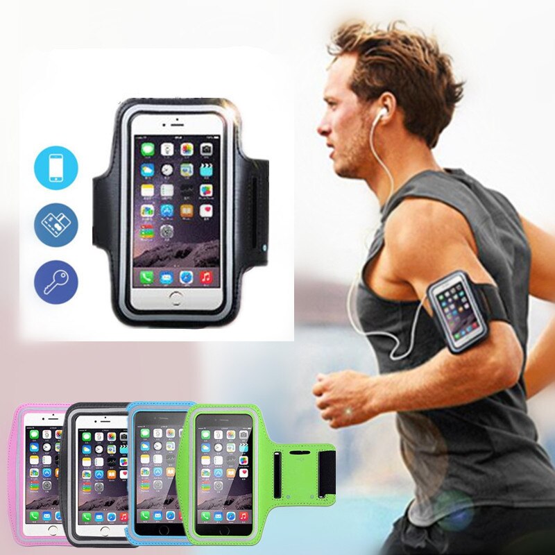 Fitness sport hardlopen telefoonhoesje armband voor iphone 7 6 6s 7 plus 6 plus 6s plus samsung galaxy  s7 edge plus voor armband