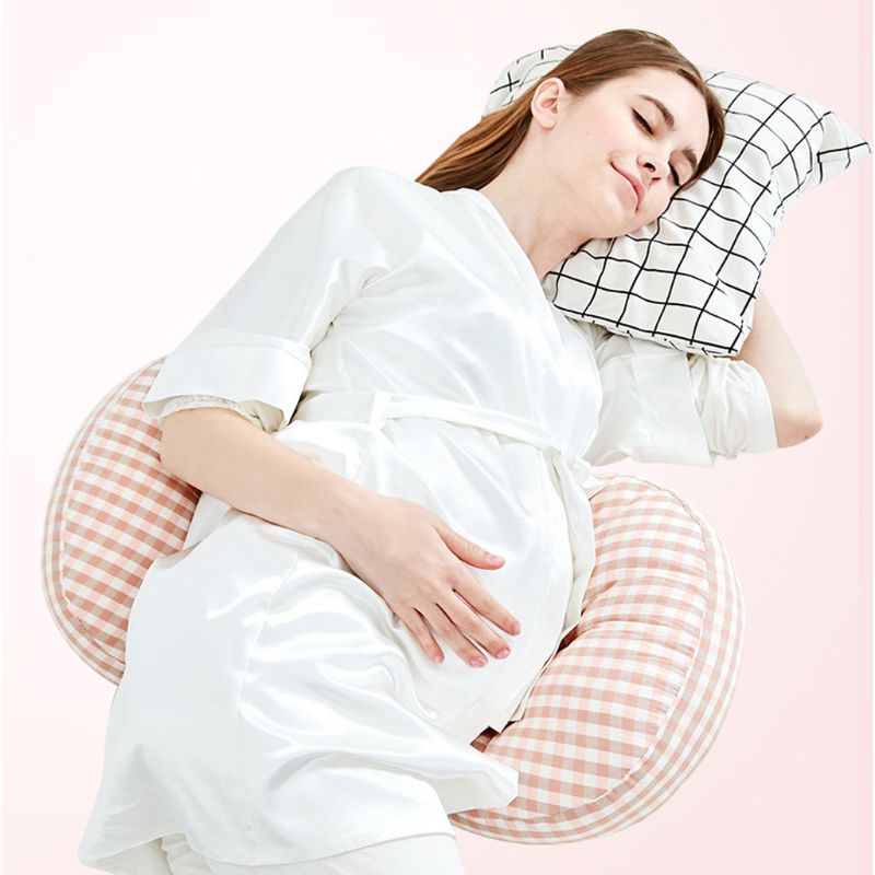 Gravide puder multifunktionssveller beskytter talje søvnpude mave understøtter u form graviditet talje pudemåtte