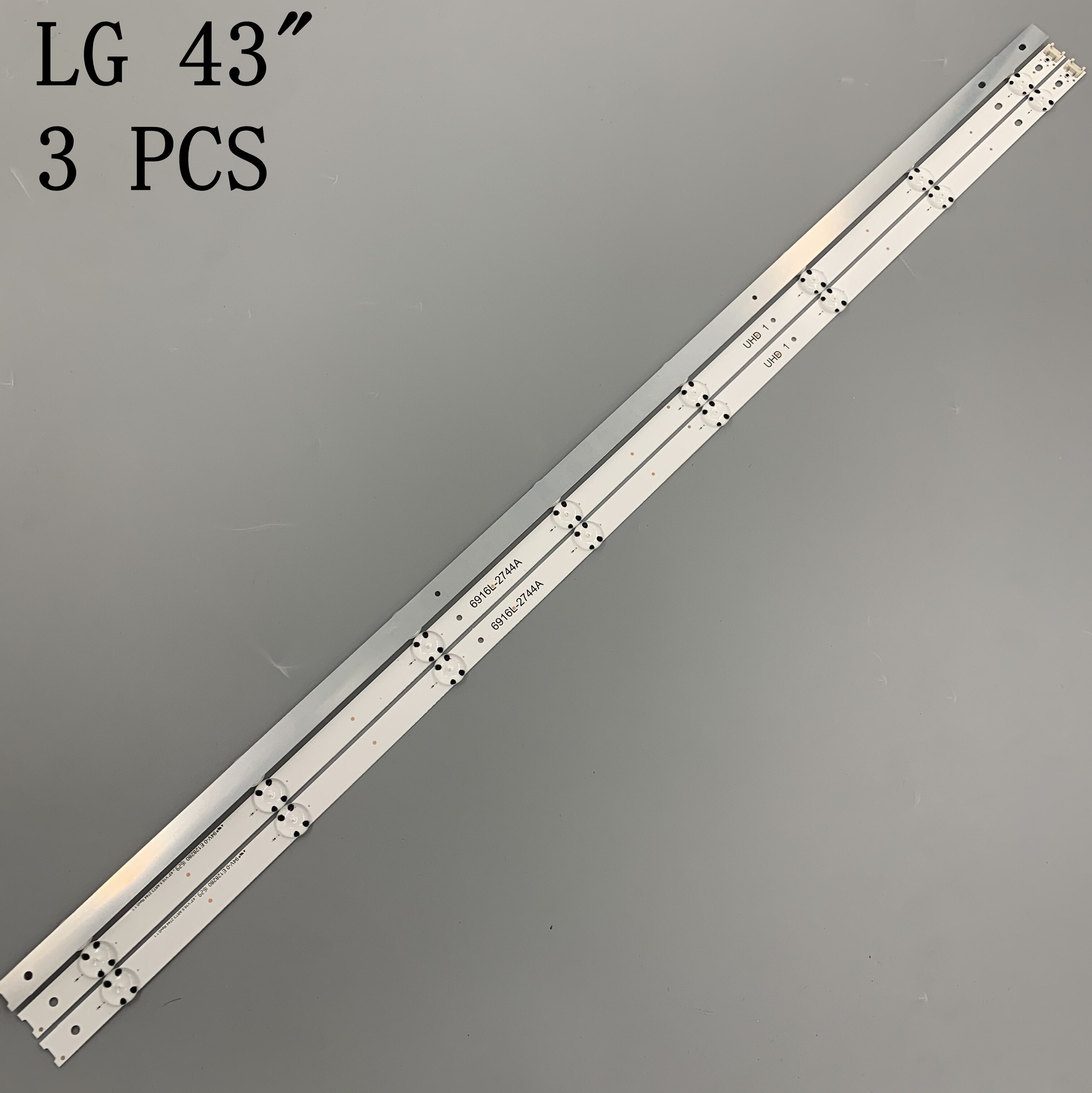 Led Backlight Voor Lg 43 "84Cm Tv 7/8Lamp 43lh5700 43VH6100 43UH603V 6916L-2744A 6916L-2743A V16.5 ART3 LC430DGE Fj M2 43