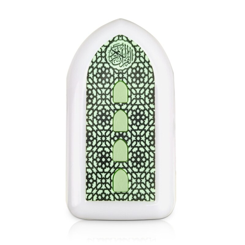 Plug In Quran Speaker Led Lamp Night Light Wall-Mounted Quran Player Key Control Zikr Ruqyah Muslim Islamic (Uk-Plug)