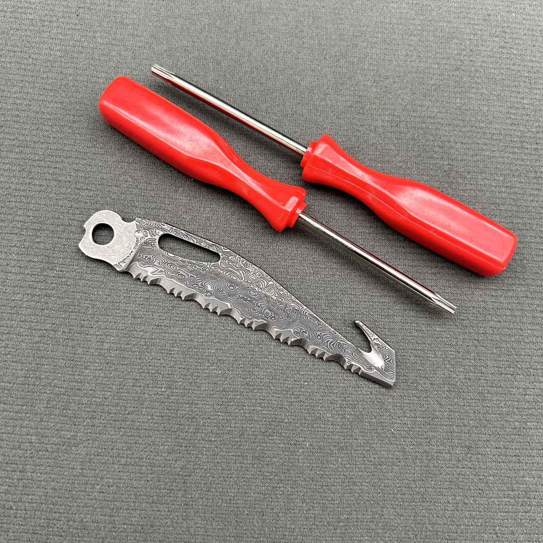 Tillbehör till leatherman tti charge och wave damascus stål reservtång modifieringsdelar originalstorlek multifunktionell: Grön
