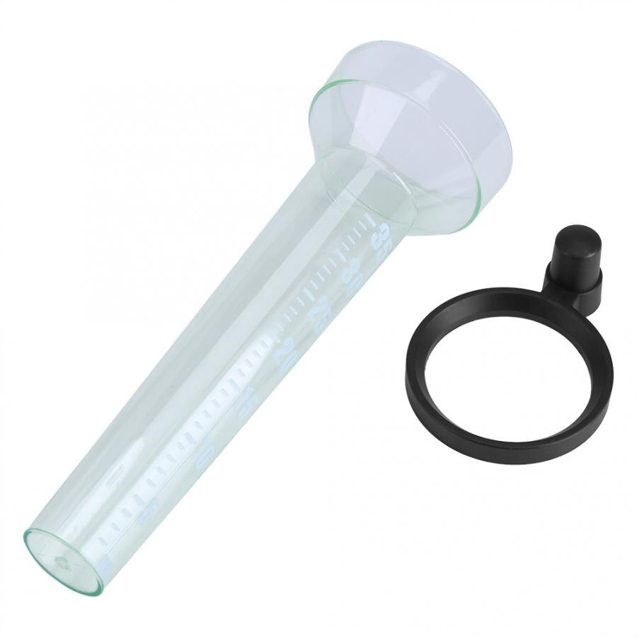 35mm 24.5cm / 9.65inch Plastic Rain Gauge Tube Accurate Measurement for Garden Outdoor Yard Capacity for Garden Field Yard