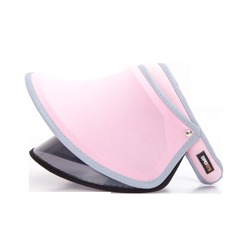 Korean version of the sun visor double layer empty top hat outdoor travel uv protection sun hair hoop sun visor: 8