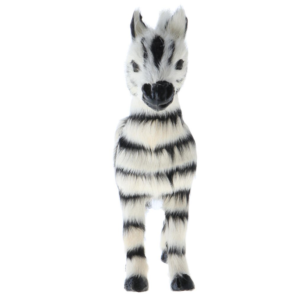 Statue zèbre réaliste de 6.9 pouces, jouet éducatif de Simulation d&#39;animaux sauvages pour enfants, d&#39;anniversaire