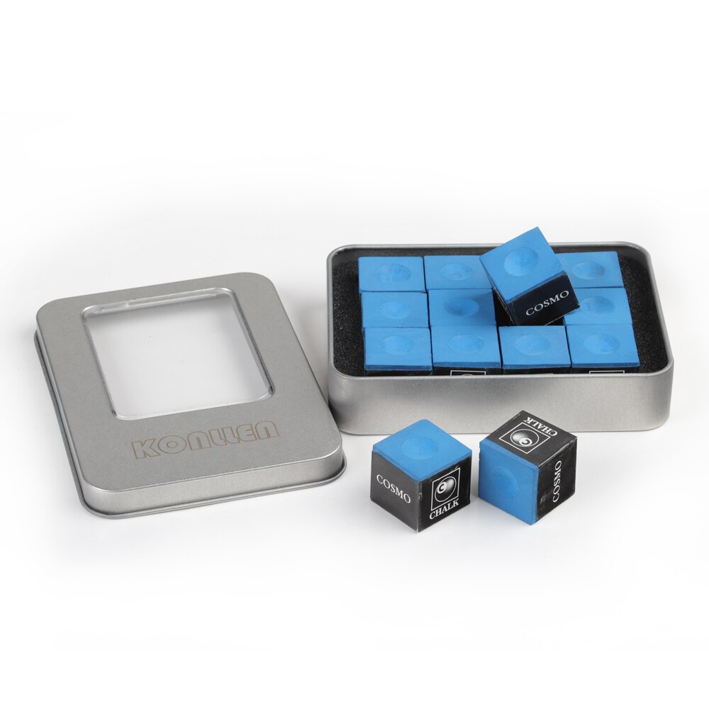 Originele Japan Cosmo Krijt Biljart Krijt Blauw Olie Zwembad Krijt Snooker Krijt Professionele Glad Non-stick Biljart Accessoires