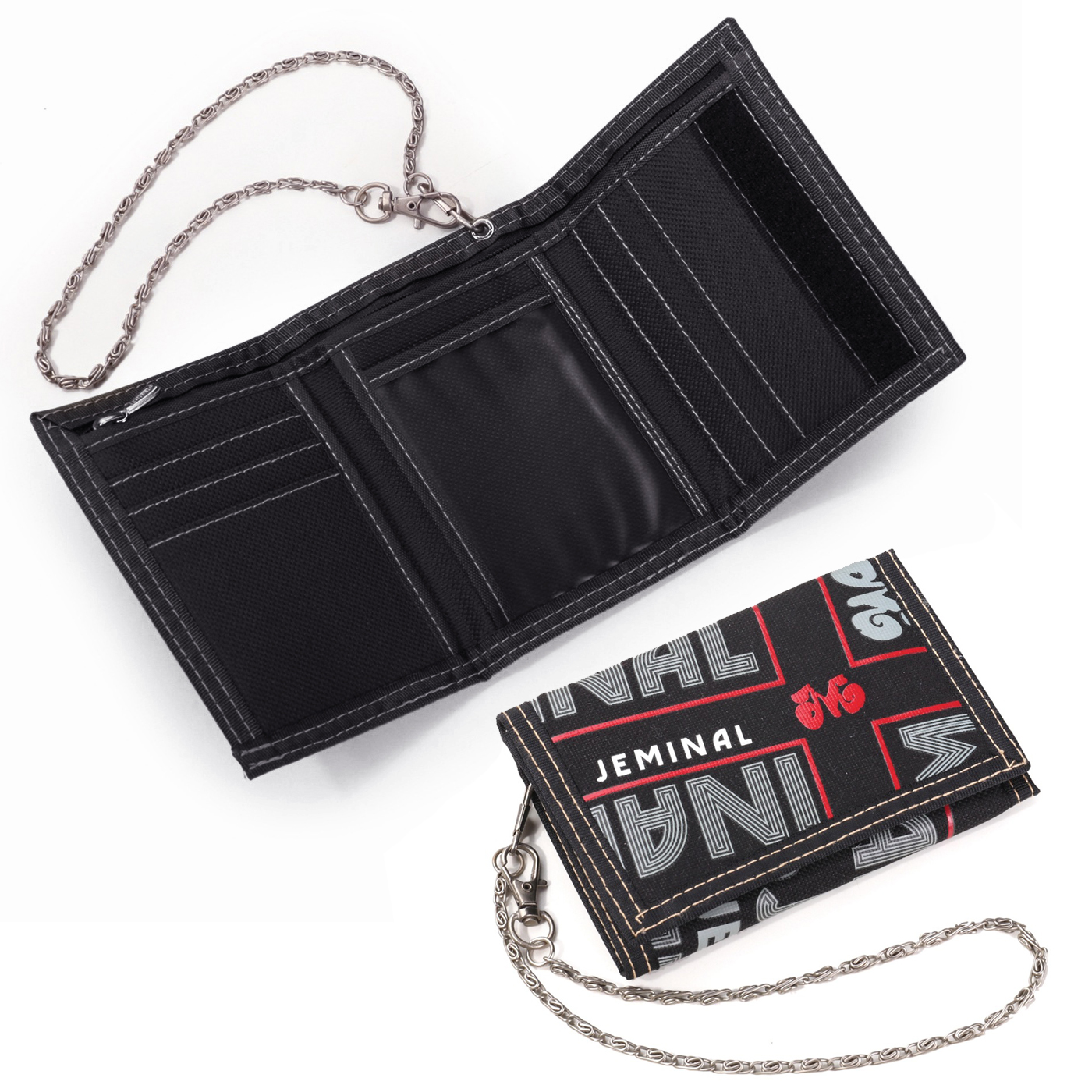 Schlüssel anhänger Brieftasche für männliche Männer Frauen junge Neuheit Geld Tasche Anti-Diebstahl-Kette Geldbörse Reiß verschluss Ich würde-Karten Halfter Tasche freundlicher: Grün