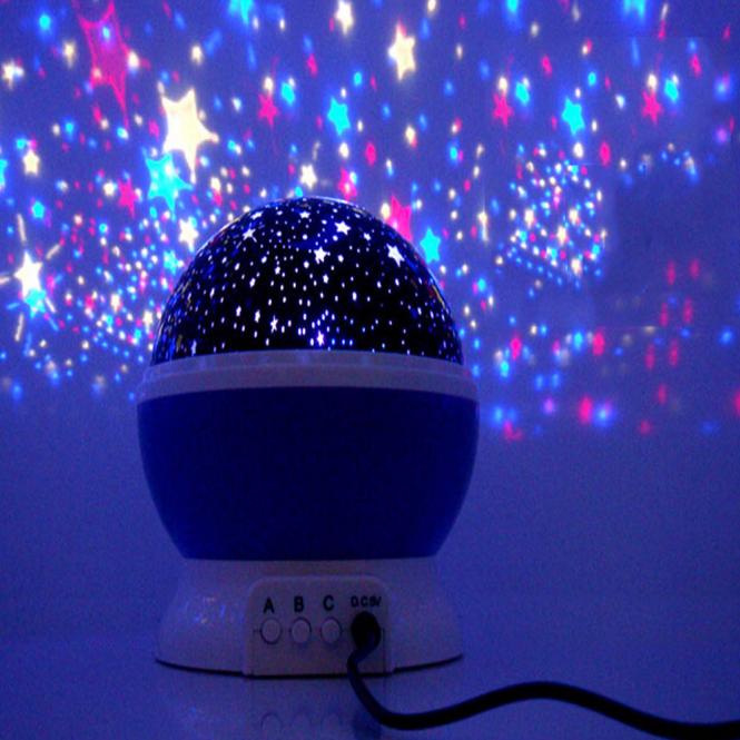 Lightme Sterne sternenklar Himmel LED Nachtlicht Projektor Mond Lampe Batterie USB freundlicher freundlicher Schlafzimmer Lampe Projektion Lampe # y3