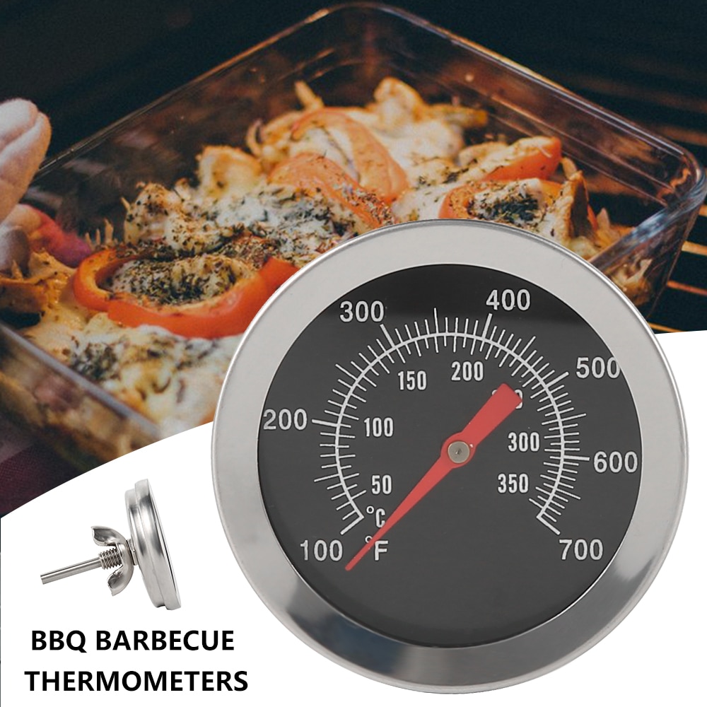 1Pc Rvs Barbecue Bbq Roker Grill Thermometer Temperatuurmeter Celsius Huishoudelijke Thermometers Grill Accessoires