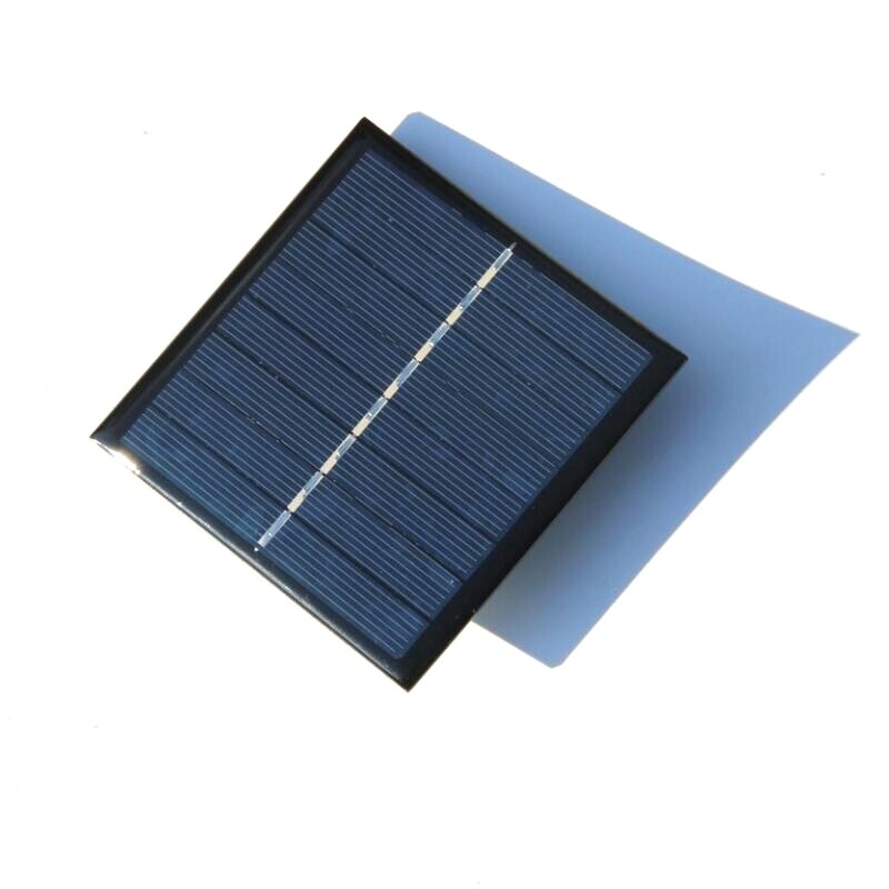 Solcellepanel med base til aa batteri 1w 4v solcelle til 1.2v 2 xaa genopladeligt batteri opladning direkte