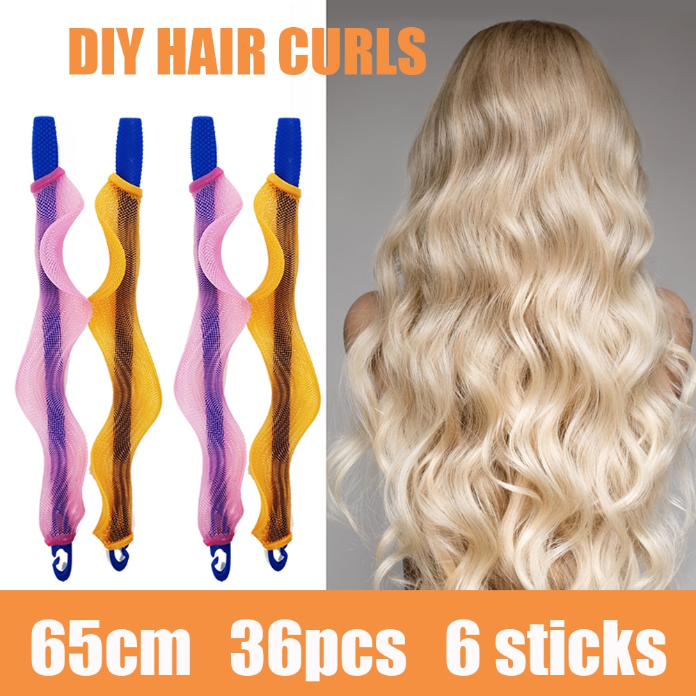 Hair Curlers Rollers Not-Waveform Spiral Curls Snail Shape Rollers Spiral Round Curls DIY krulspelden Rizos En Espiral
