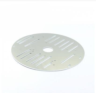 4WD Four-wheel Smart Car Chassis 1.5mm Aluminum Alloy Chassis Standard Standard: Lavender