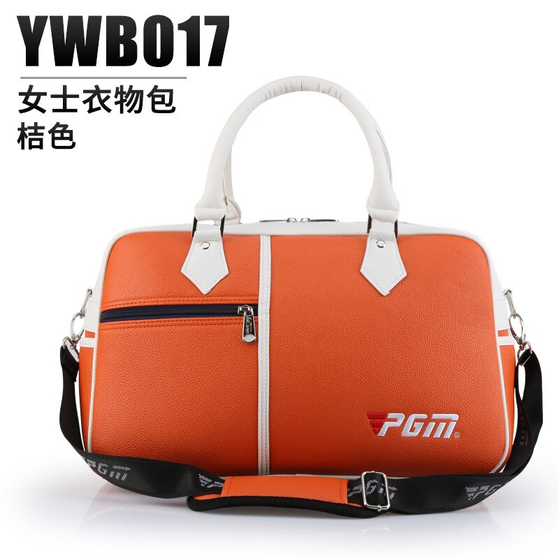 Golf Kleding Zak Pgm Mannen En Vrouwen Pu Bal Zak Cross Body Schoudertas Grote Capaciteit Ultra Licht en Draagbare: Yw017-orange