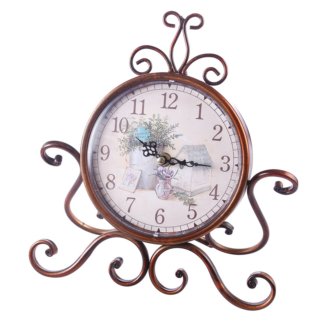 Unique European Style Retro Desk Clock Classic Iro... – Grandado