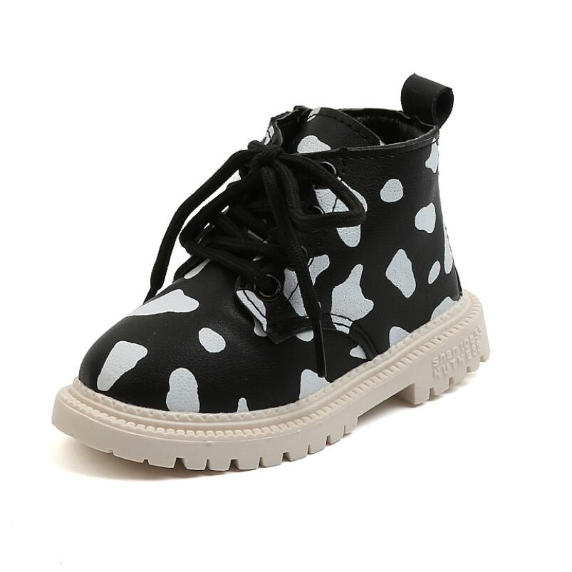 Herfst meisjes laarzen pu leer waterdichte kinderen baby laarzen schoenen zip rome kleine meisjes martin laarzen kinderen sportschoenen