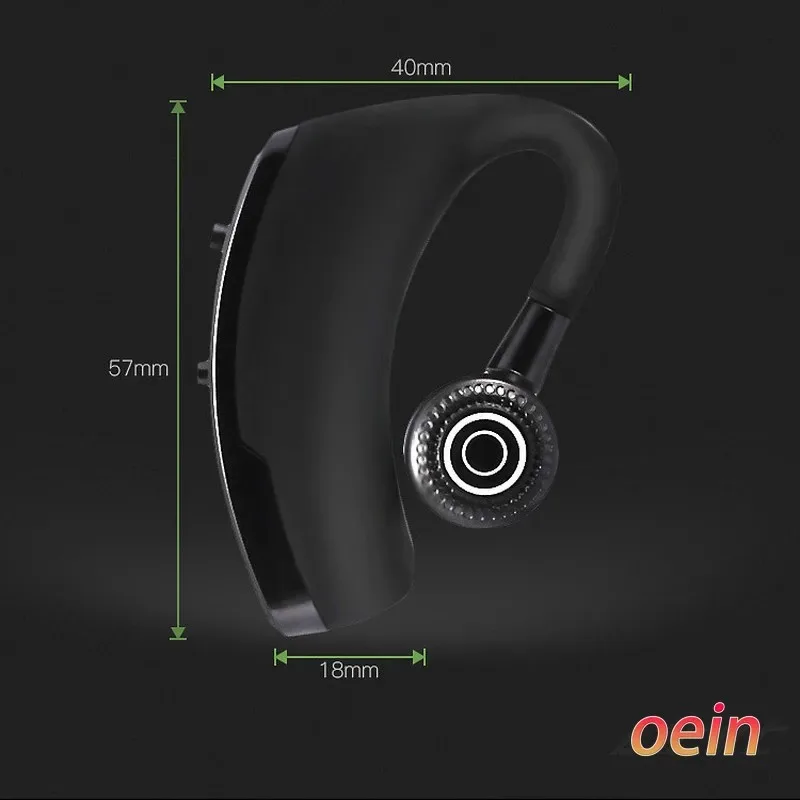 Draadloze Bluetooth-headset met enkel digitaal display, algemene zakelijke ruisonderdrukking 5.0 Bluetooth-headset met microfoon-headset