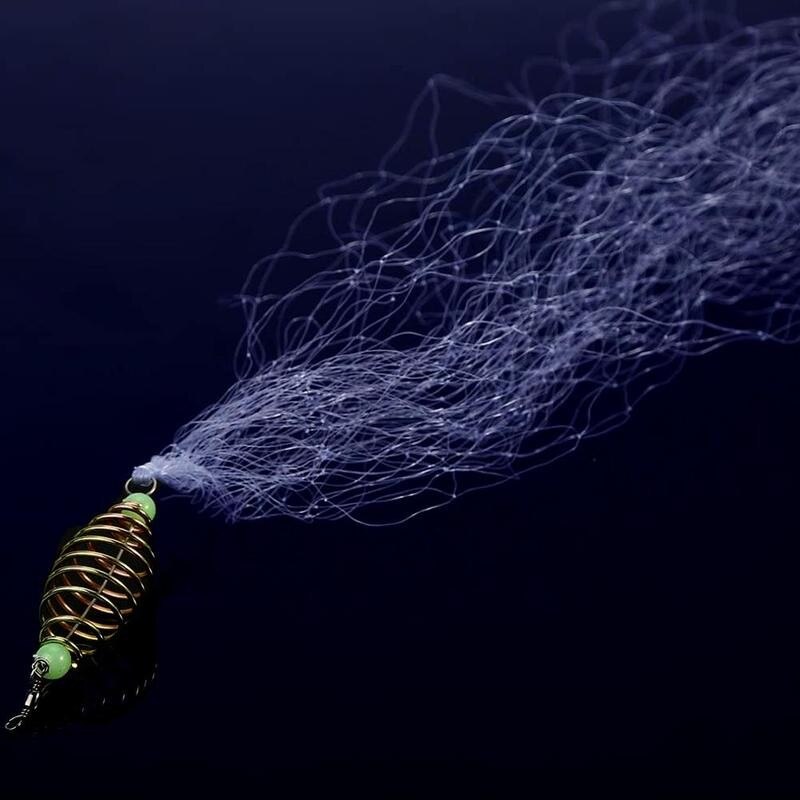 1pc fiskenät fiskebur fisknät kopparfiske fjädernät stimfiske tillbehör tillbehör tackla nät fisk
