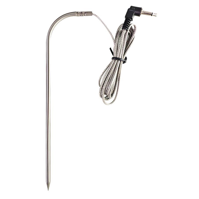 2 Pack Replacement High-Temperature BBQ Waterproof Meat Probe Temperature Probe for Pellet Grills Pellet and Smokers