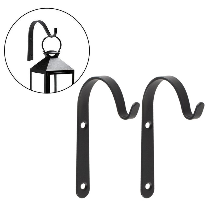 4pc metalen haken, j-haak, vintage wandhanger, schroefhaken voor hangende planten, beugel voor bloemenmand, lantaarn, doek, handdoek, jas, hoedenrek