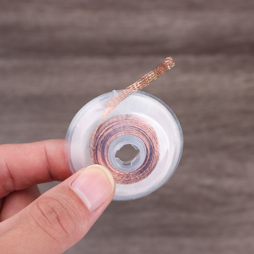 Desoldering Braid Tape Copper Solder Wire Soldering Wick Tin Solder Removal Braid Welding Wire Repair Tool