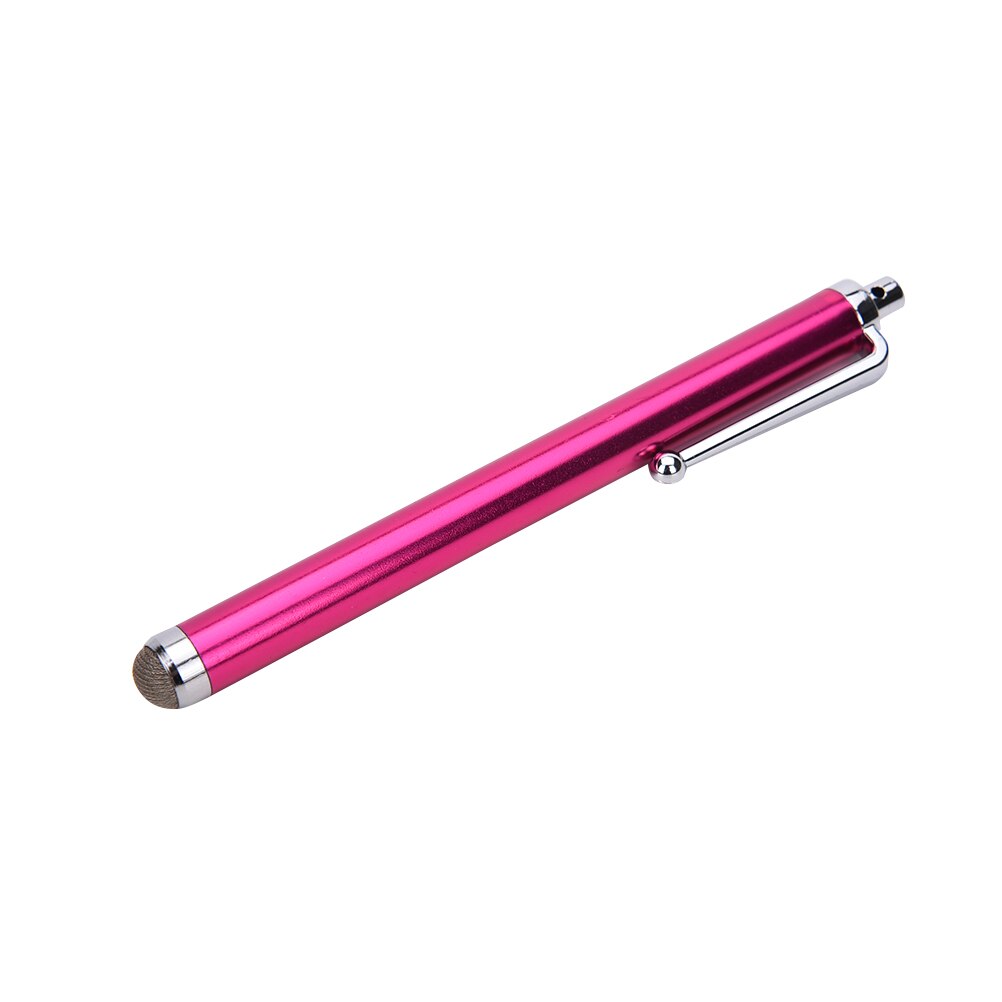 1pc metallfaser-stylus-mikrofaserspitzen-touchscreen-stifte für iphone, samsung, smartphones, tablets und pcs (farbe zufällig)