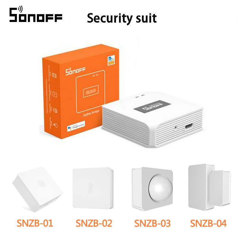 Sonoff Zigbee 3.0 Bridge Switch / Temperature Humidity Sensor/Motion Sensor /Wireless Door Window Sensor Automation Module: Zigbee Suit