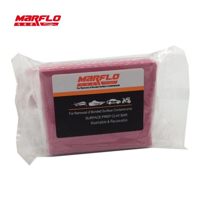 Marflo 5 Stks/partij Magic Clay Bar Licht Snijden Grade Roze 200G Auto Verf Care Cleaning Detaillering Wassen Voordat auto Styling