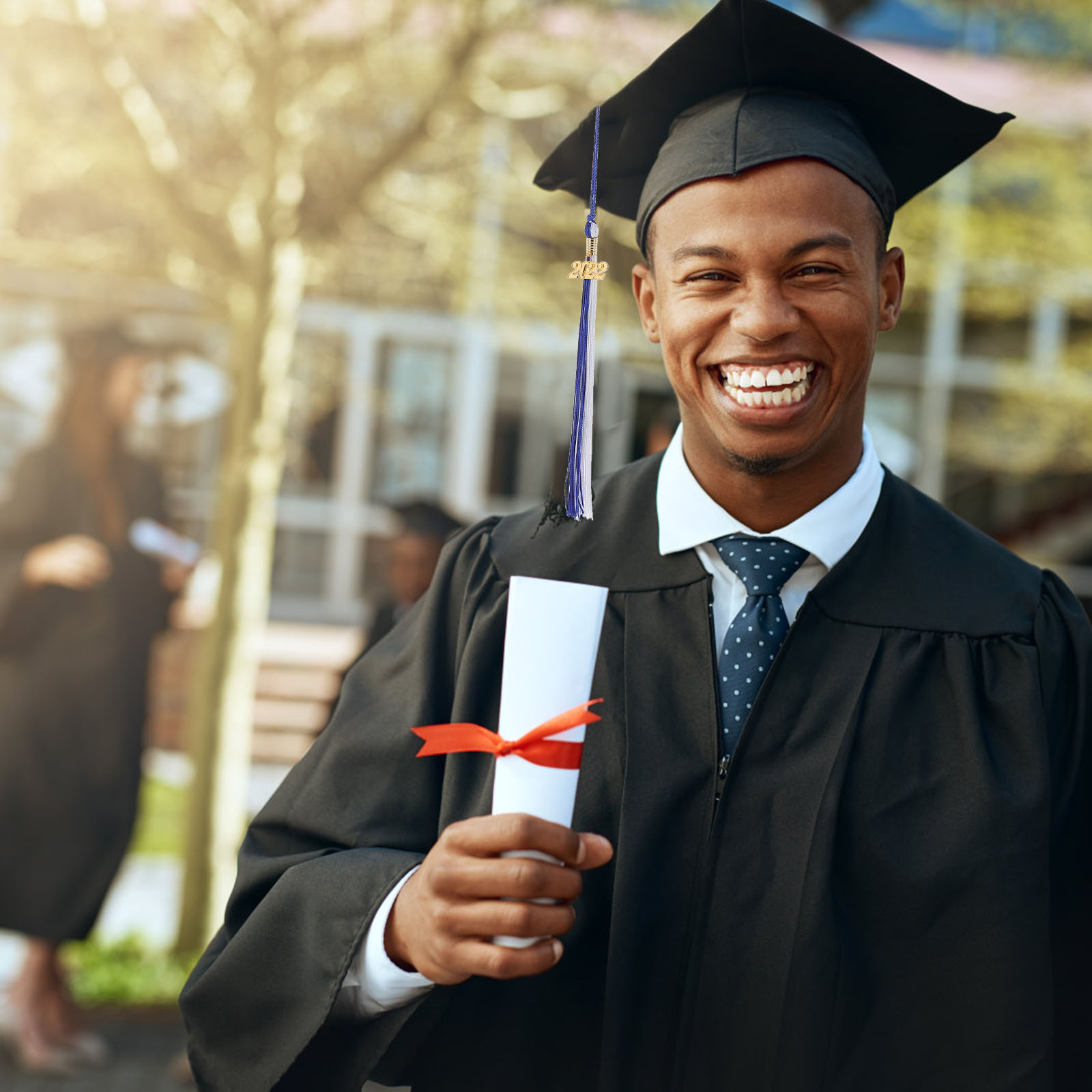 6Pcs Graduation Hat DIY Accessories Doctoral Caps Tassel Decorative Fringe Pendant