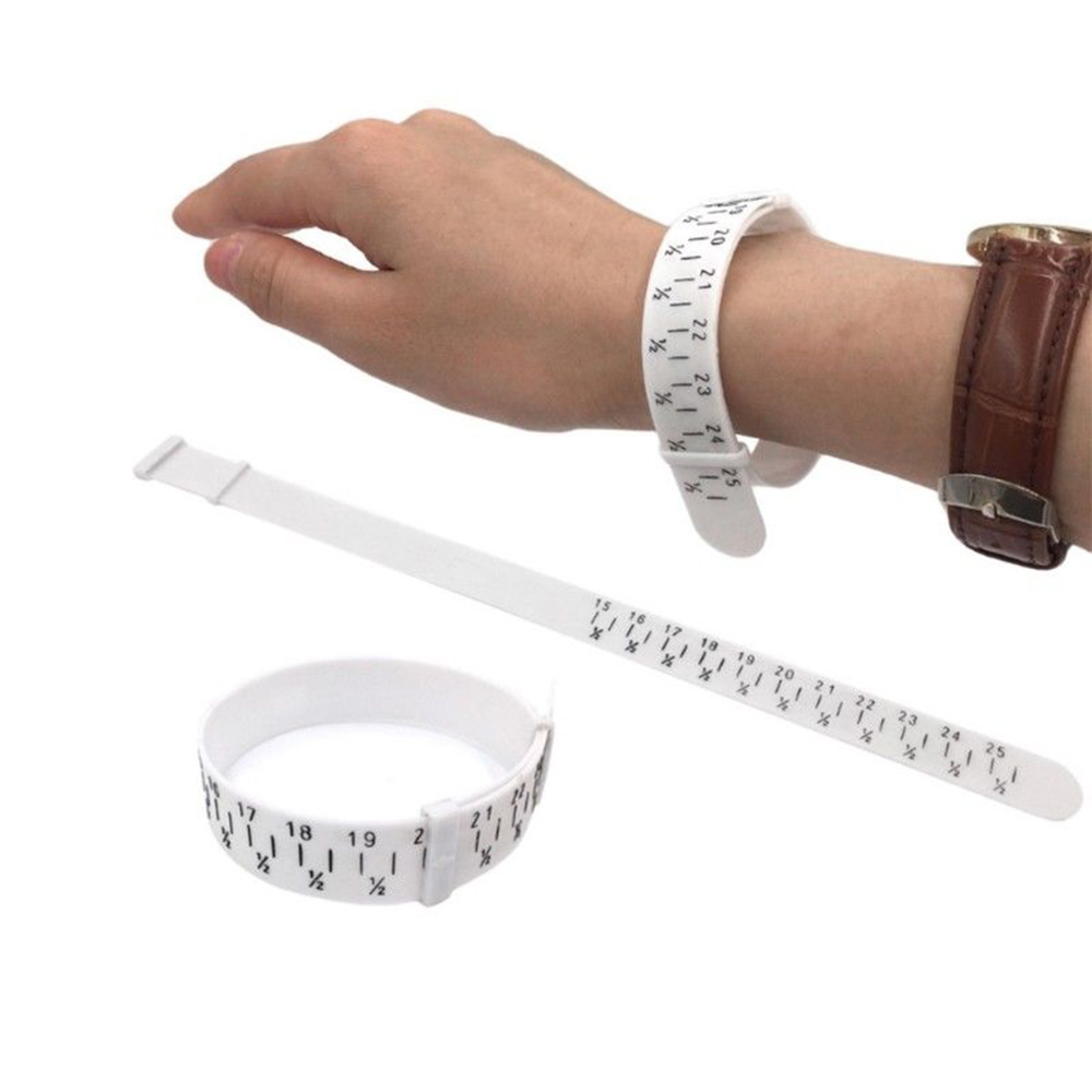 Braccialetto Sizer Plastica Wristband Strumento di Misura Del Braccialetto Monili Che Fanno Gauge Mano Accessori Dei Monili Nuovo Arrivo