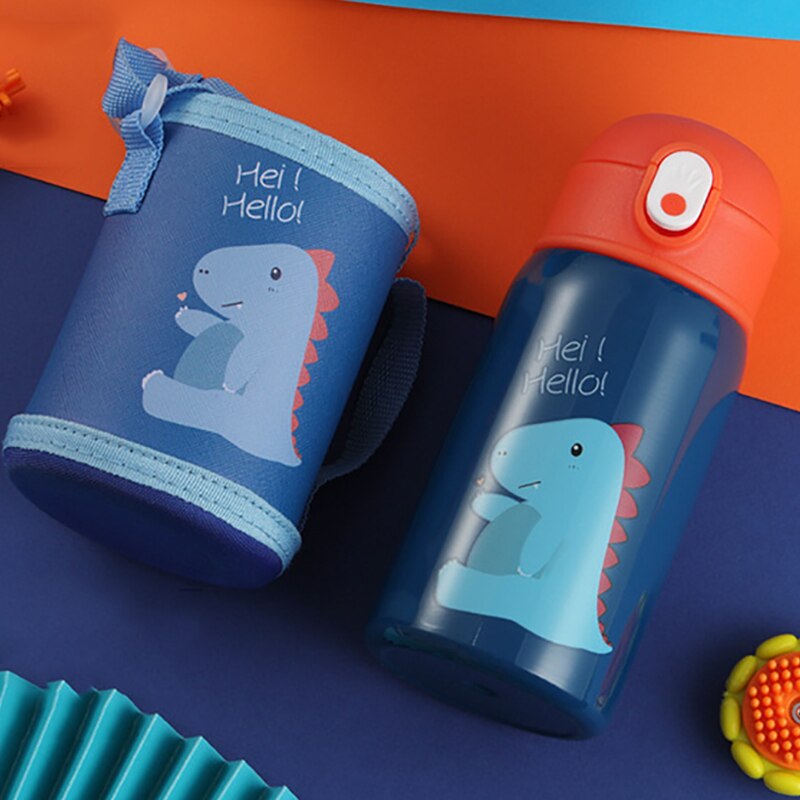 600/400ml enfants dessin animé bouteilles à boire Double couches 316 acier inoxydable Thermos eau enfants isolé tasses Portable maison Sc