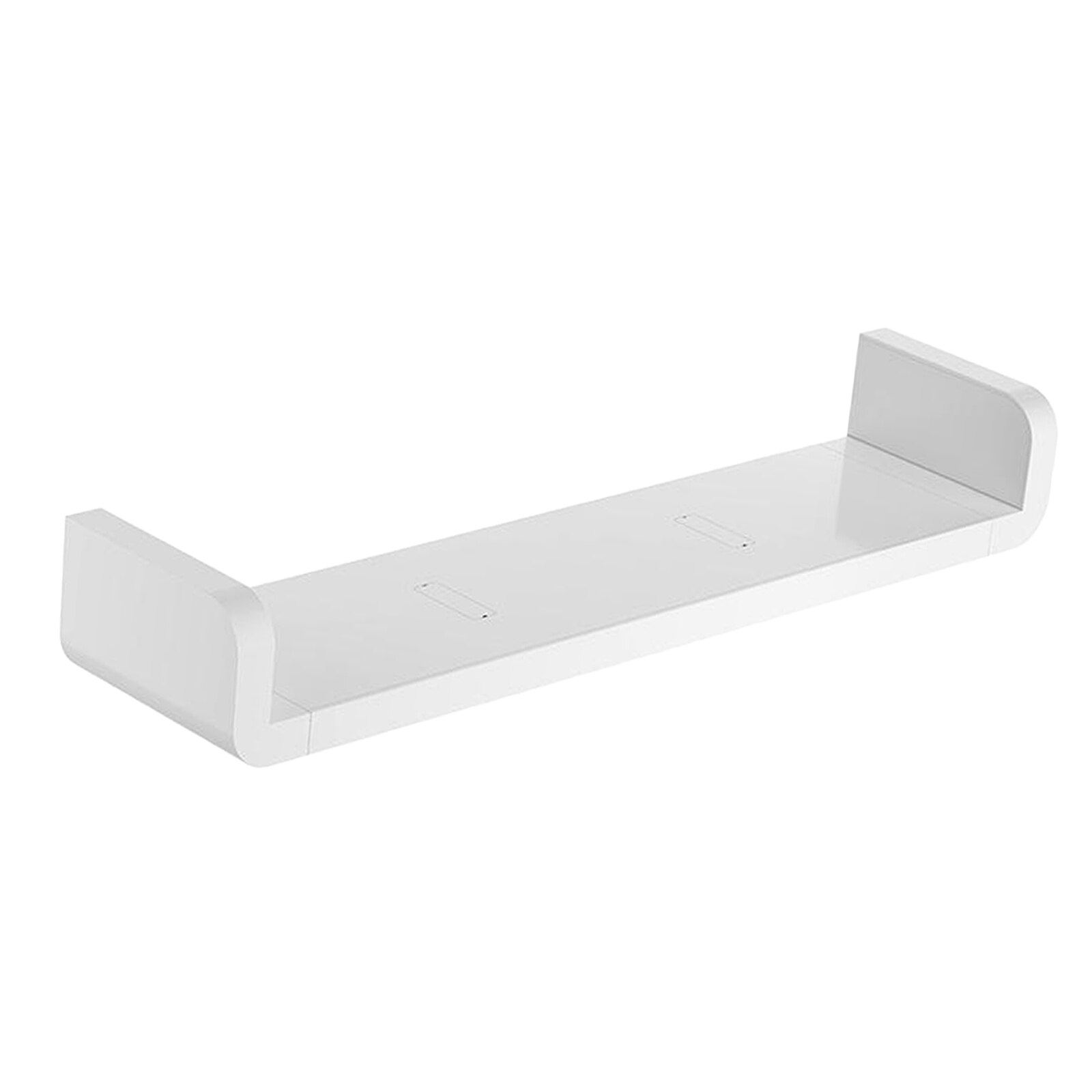 1pcs Floating Wall Hanging Shelves White U Shaped for Bathroom Display Organizer Mounted Bedside Dorm Bed Corner Shelfs: 47cm