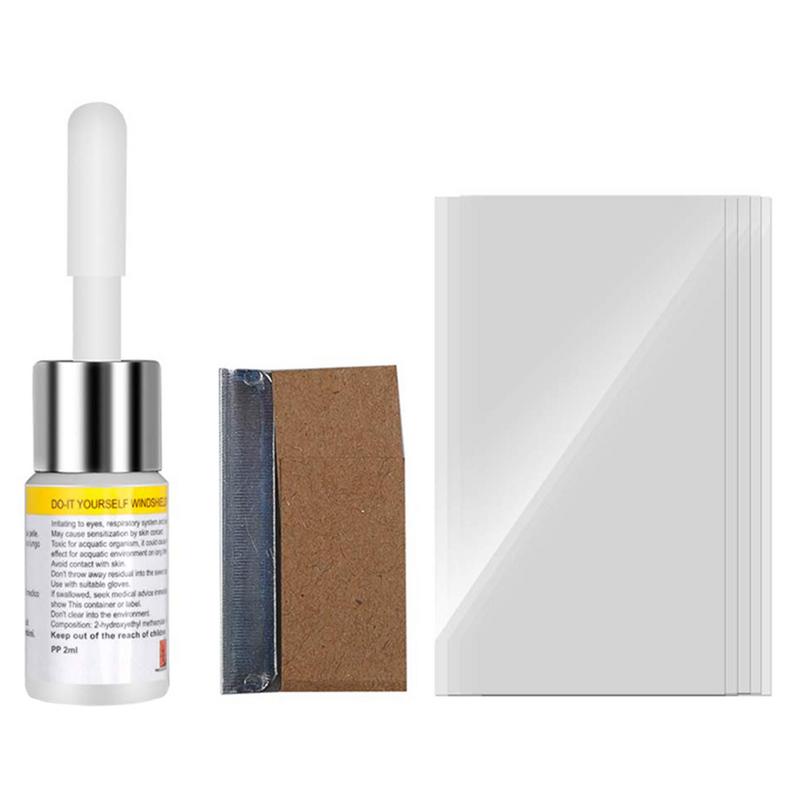 Auto Glas Nano Reparatie Vloeibaar Voertuig Raam Ruit Reparatie Tool Set Auto Ruit Scratch Crack Diy Reparatie Tool Set