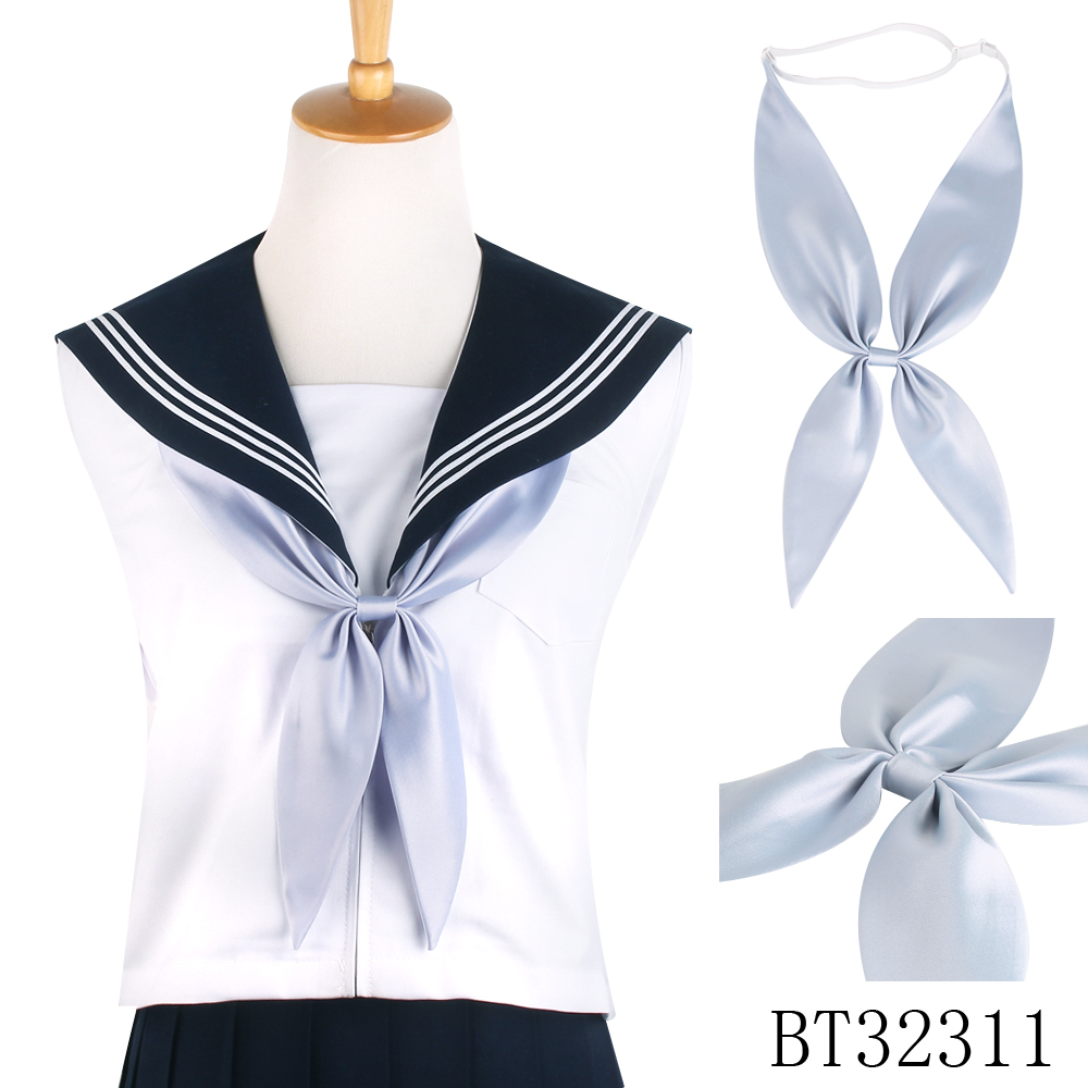Dames vlinderdas Klassieke shirts Vlinderdas voor dames Zakelijk Strik Student Effen strikjes JK Vlinder Meisjespakken Strikjes: Lavendel