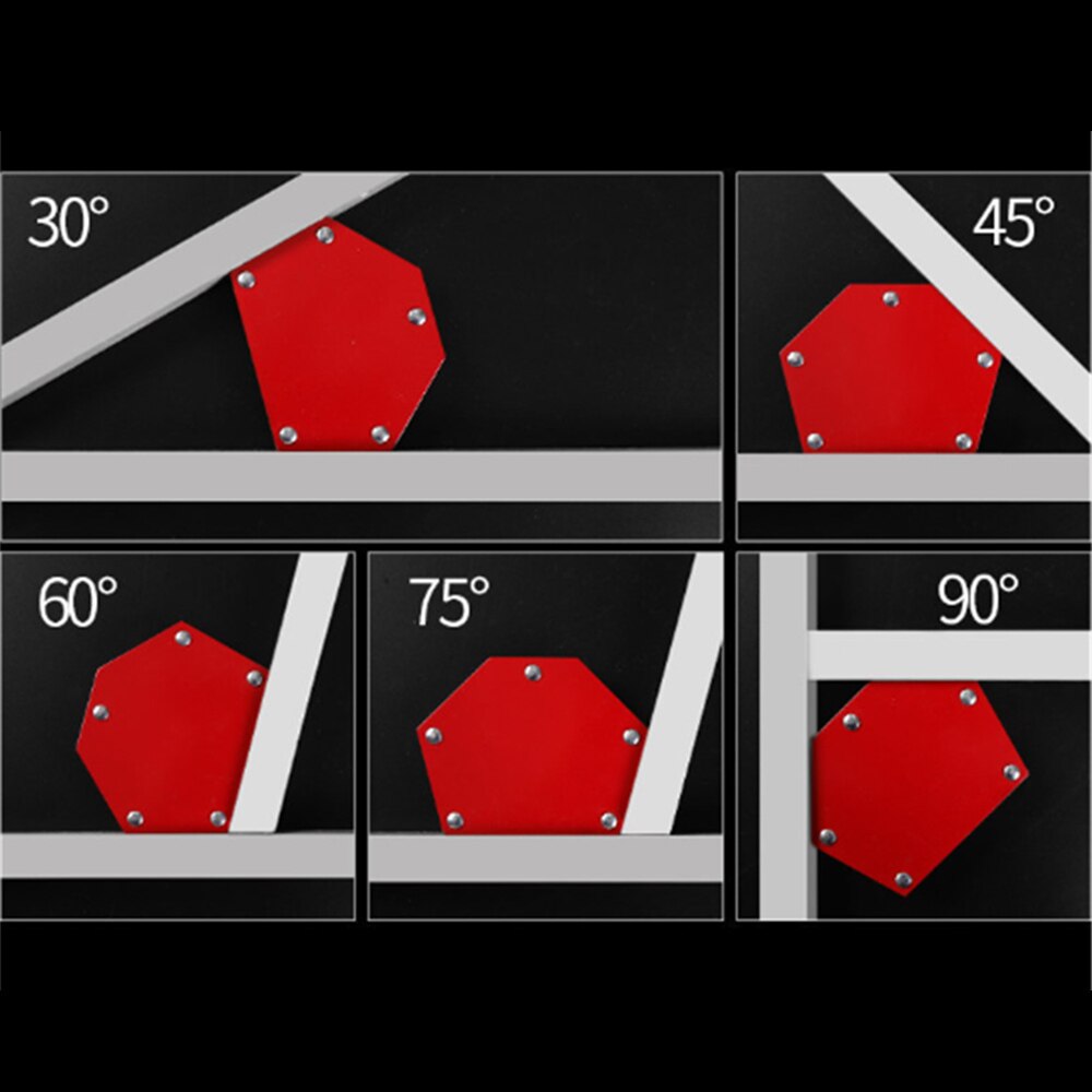 Welding Auxiliary Tool 6pcs Electronic Accessories Soldering Locator 6PCS Set Triangle Positioner Fixture Multi Degrees Metal