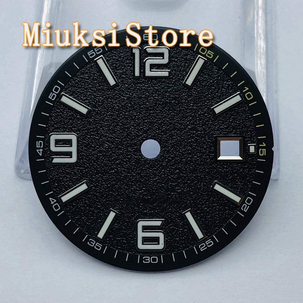 Bliger 1 Pcs 31.5 Mm Steriele Wijzerplaat Fit Eta 2836 2824 DG2813 3804 Miyota 8215 821A 8205 Zeemeeuw 1612 Automatische Beweging