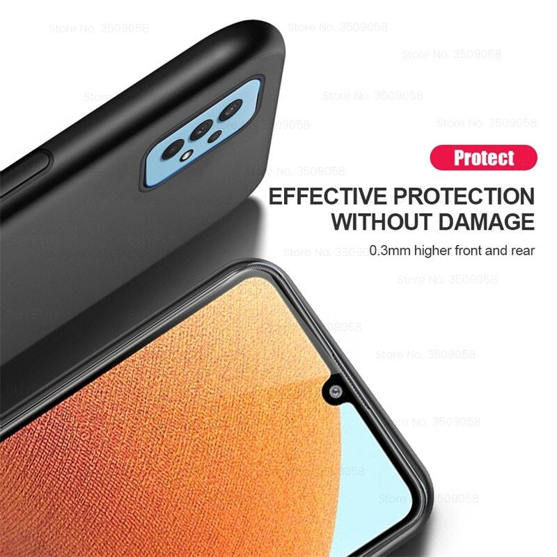 Lederen Textuur Auto Magnetische Houder Covers Case Voor Samsung Galaxy A32 Een 32 4G SM-A325F/Ds 6.4 ''zachte Siliconen Shockproof Coque