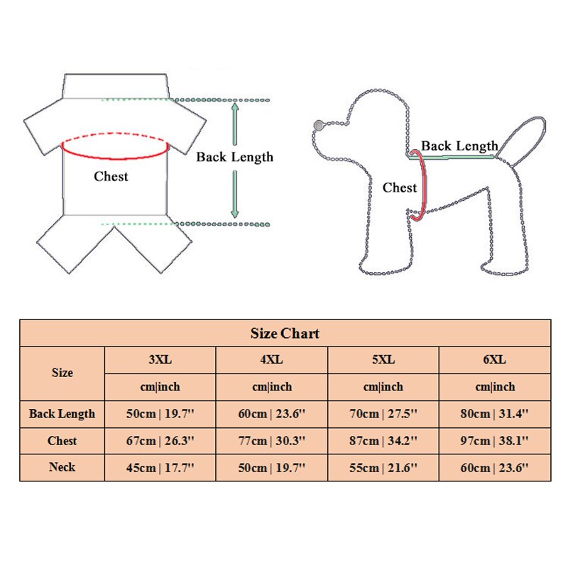 Manteau de pluie à quatre pattes pour chien, imperméable, réfléchissant, respirant, pour l&#39;extérieur, 3XL-6XL
