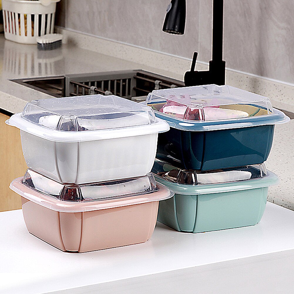 Kitchen Drain Basket Colander Fruit Vegetable Washing Basket Strainer Storage Basket Preservation Box Kitchen Tool