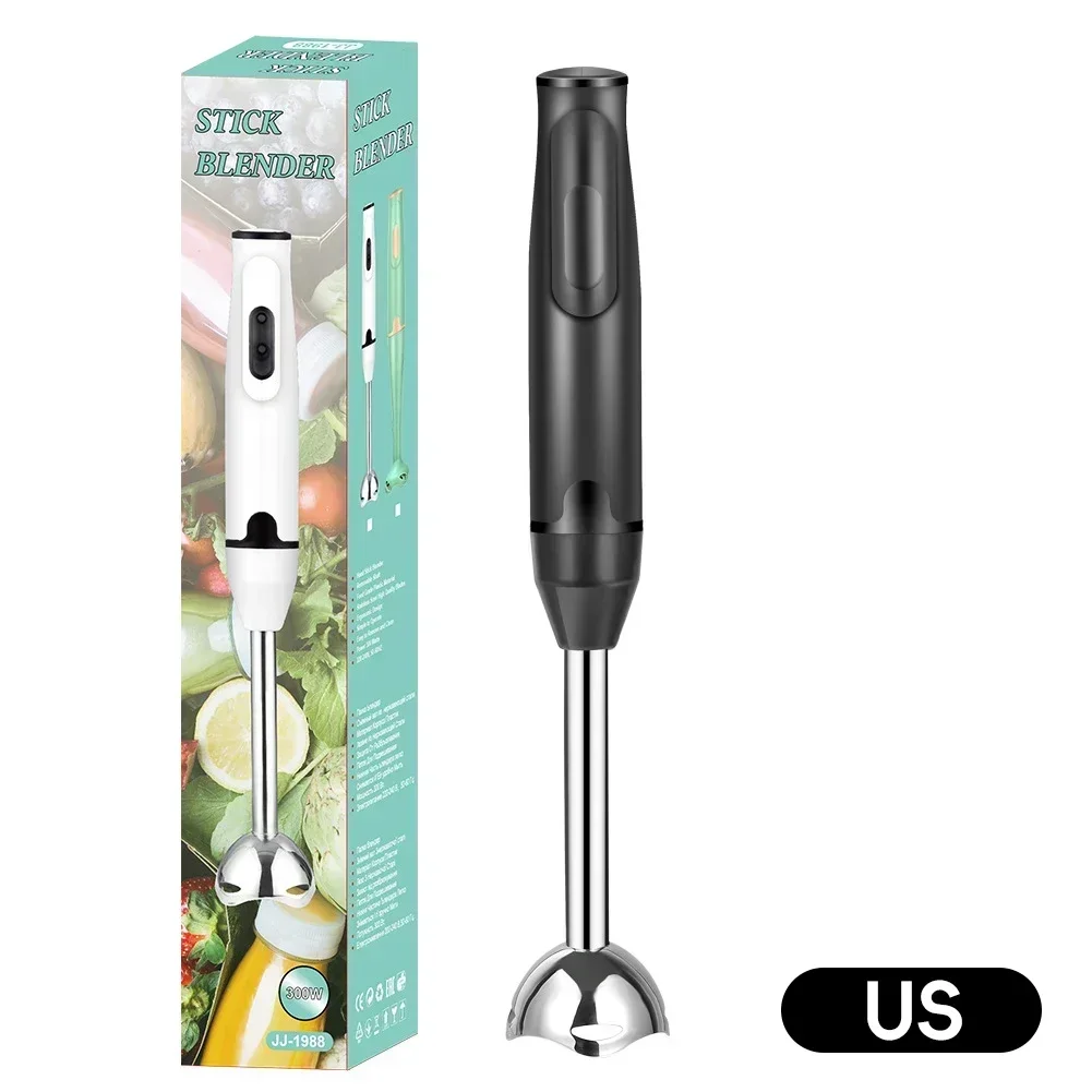 Mikser ręczny zanurzeniowy, elektryczny mikser robić żywności, warzyw, ręczny mikser robić smoothie, sosów, pokarmów dla niemowląt, zupy nas/EU/UK: czarny / Wtyczka UK