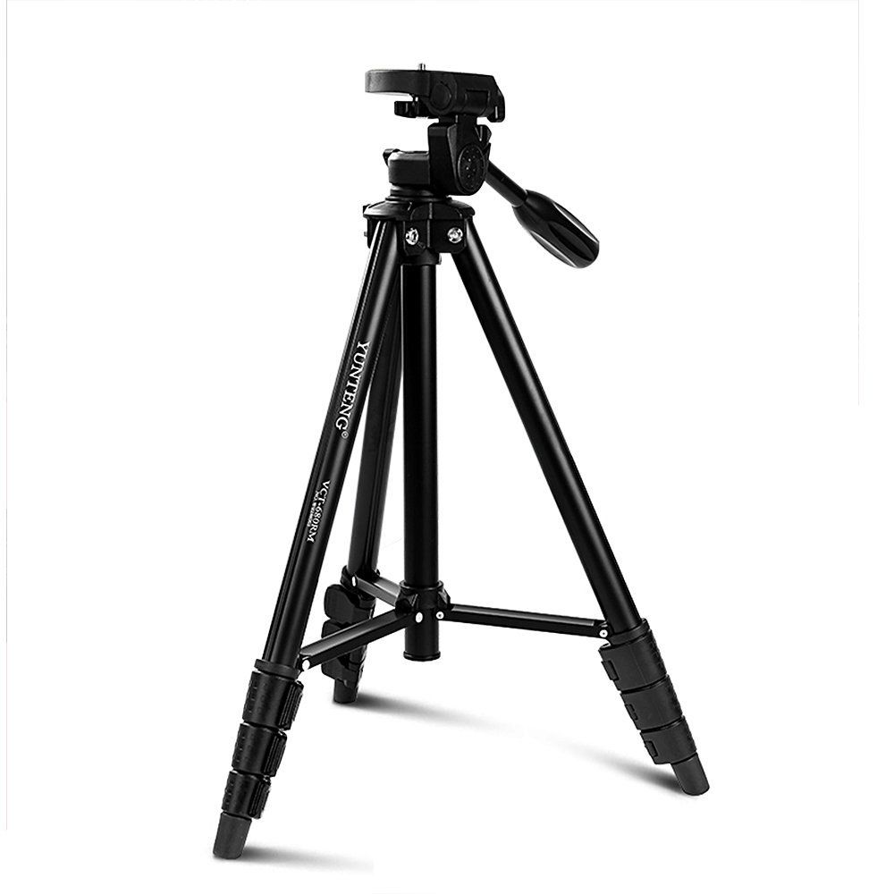 Yunteng VCT-680 Tragbare Aluminium Legierung Stativ + Dämpfung Kopf für Kamera DV