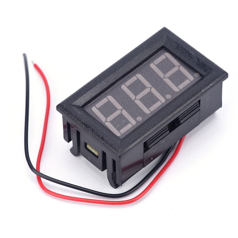 1pcs DC 0-30V red auto car Mini voltmeter tester Digital voltage test battery