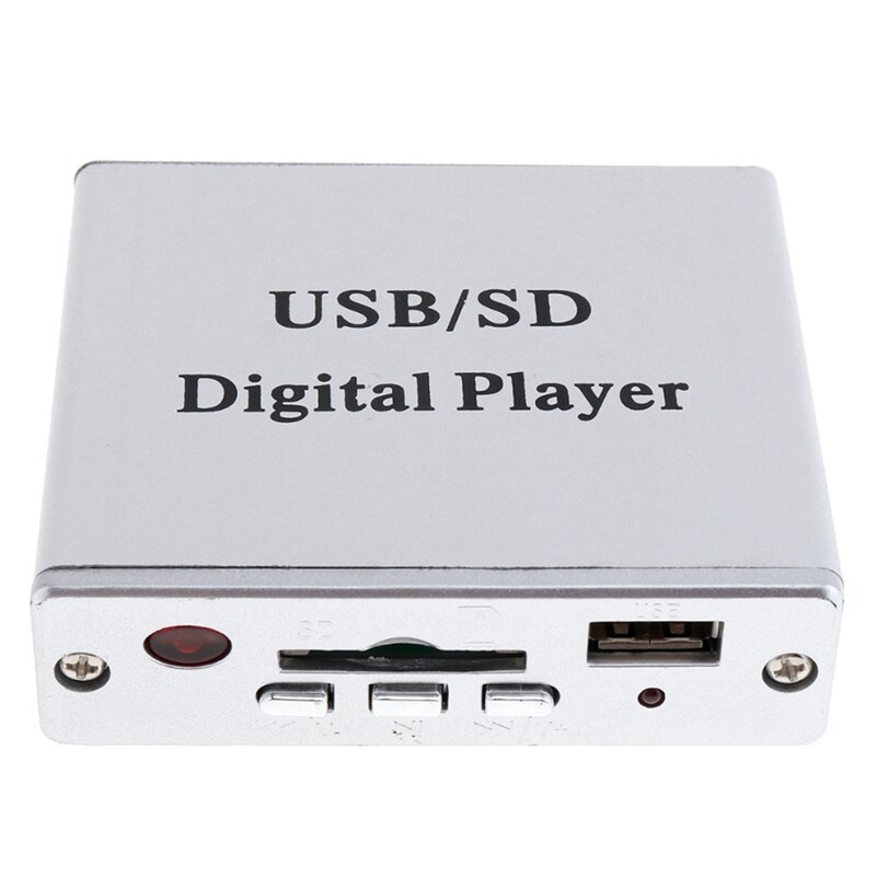 Dc 12V Digital Auto amplificatore di potenza per Auto lettore Audio Mp3 lettore 3-supporto elettronico per controllo tastiera scheda Sd Mmc Usb con telecomando