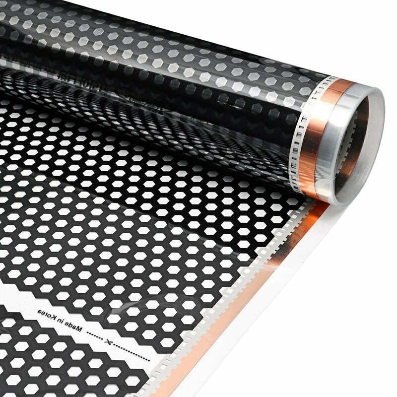 Vloerverwarming 50Cm X 2M Honingraat Heater Elektrische Infrarood Verwarmde Floor Film 220V