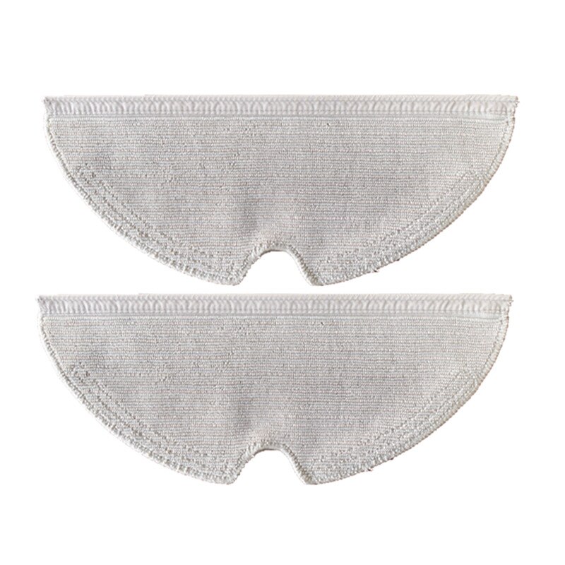 Original rengöringsdelar av sidborste moppduk huvudborste borstlocket filter för dreame  d9 trouver finder rls 3: Mopp trasa 2pc