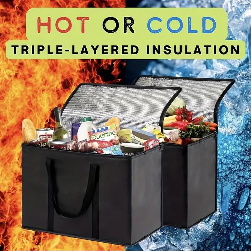 Duże zewnętrzne pudełko termoizolacyjne Torba piknikowa Przenośna izolowana termicznie torba termoizolacyjna Camping Drink Bento Torby BBQ Zip Pack Materiały piknikowe