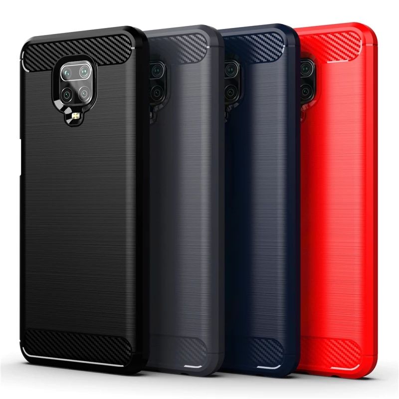 For Xiaomi Redmi Note 9T 5G Case Cover Shockproof Bumper Carbon Fiber Soft Silicone Phone Back Cover Redmi Note 9 T Pro 9T Case: Cotton / SKY BLUE