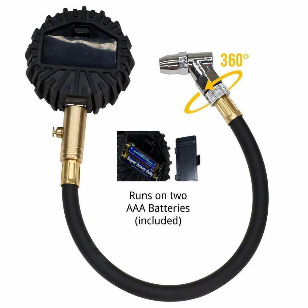 Bandenspanningsmeter Digitale Display Gauge Multifunctionele Bandenspanningsmeter Voor Motorfiets Fiets Truck