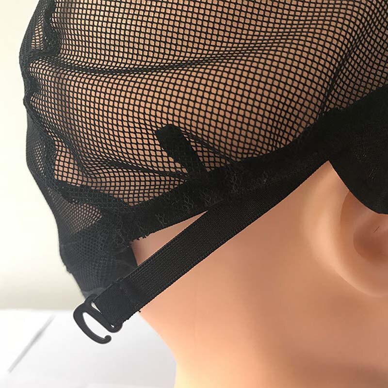 U Part Wig Caps With Lace Net For Making Wigs With Adjustable Straps 1 pc/lot Gluless Wig Caps For Making Wigs