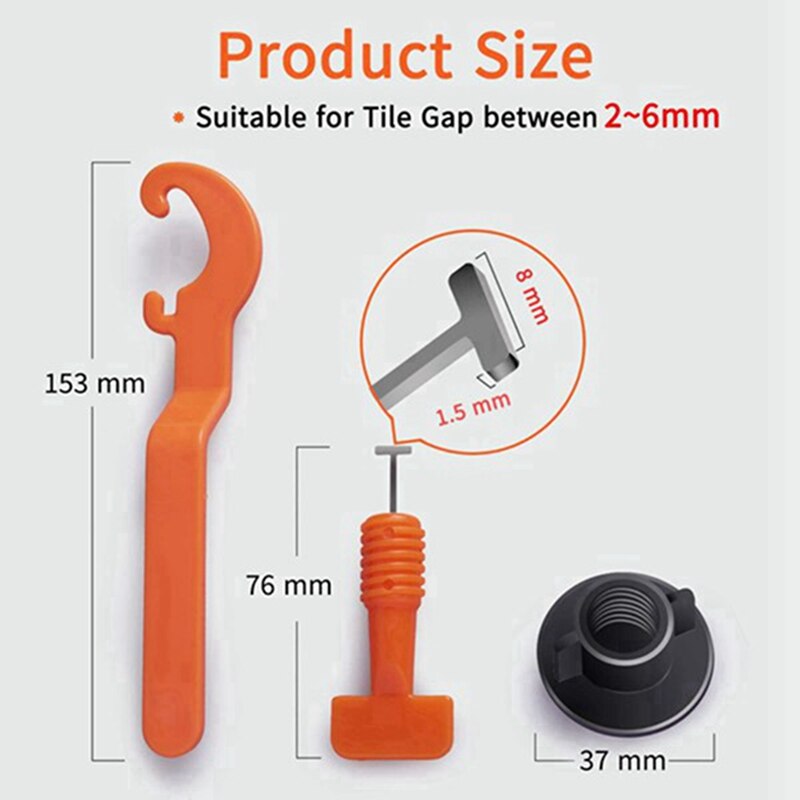 JEYL Tile Leveling Device, Tiling Positioning, Leveling Device, Tiling Auxiliary Tool, Reusable
