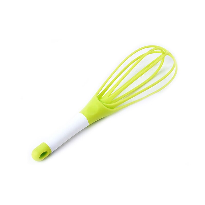 Multifunctional Rotary Manual Egg Beater Mixer Mini Plastic Kitchen Egg Whisk Bake Tool Egg Agitator: green