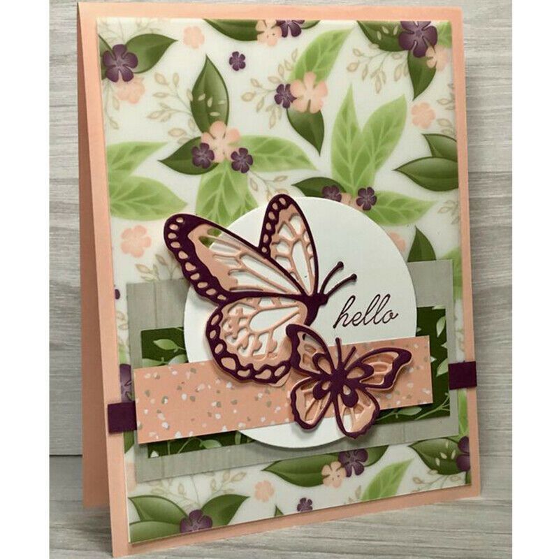 Craft dies metal cutting dies cut die Making Christmas Card Scrapbooking Cards Layered Butterfly 3D